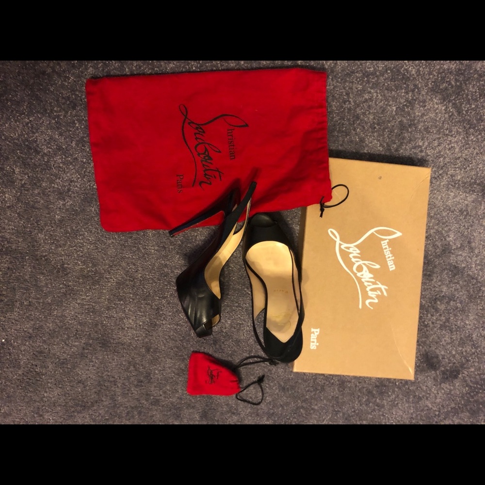 Christian Louboutin No Prive Sling Back size 7.5